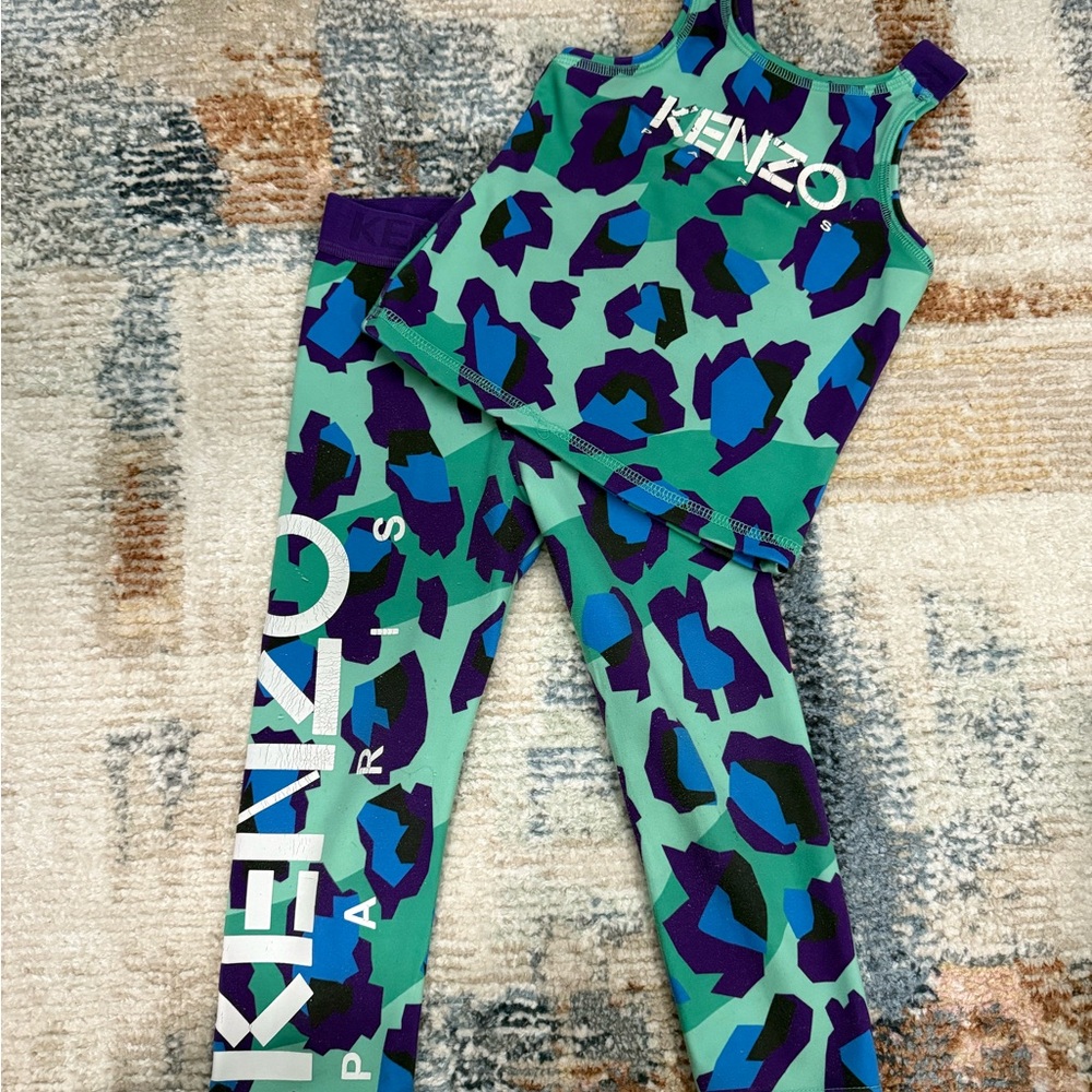 Kenzo Kids Matching Tank Top and Leggings